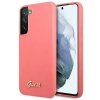 Guess GUHCS22MLSLMGFU S22+ S906fuksja/fuchsia hardcase Silicone Script Metal Logo